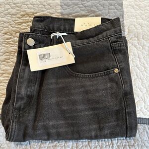 Mnml baggy everyday jeans. New with tags. NWT. Vintage black. 34 x 30